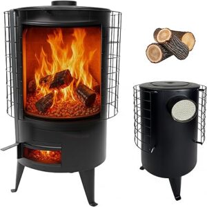 Estufa de pellets redonda 8,8 kW (Estufa de leña)