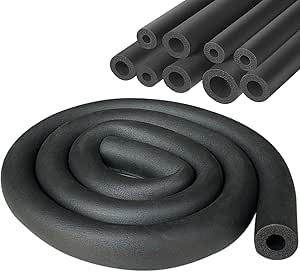 Coquilla aislante de espuma para tuberías de 9 mm