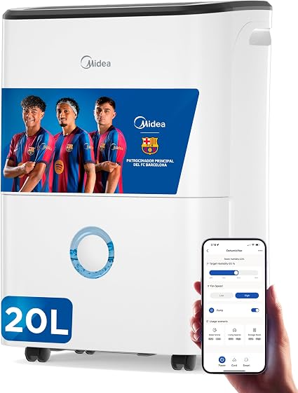 Midea: deshumidificador de 20 litros con WiFi