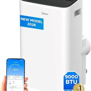 Midea: aire acondicionado portátil de 9000 BTU con app