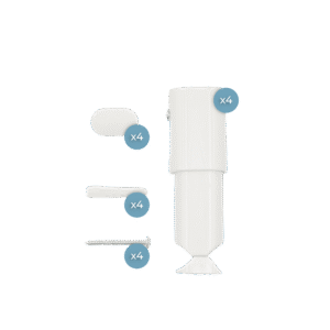 Cecotec Kit 4 soportes pared(blanco) Readywarm 9770 Ceramic Towel