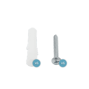 Cecotec Kit tornillería montaje pared Readywarm 4000 Thermal Ceramic Connected/6000 Thermal Ceramic Connected/8000 Thermal Ceramic Connected